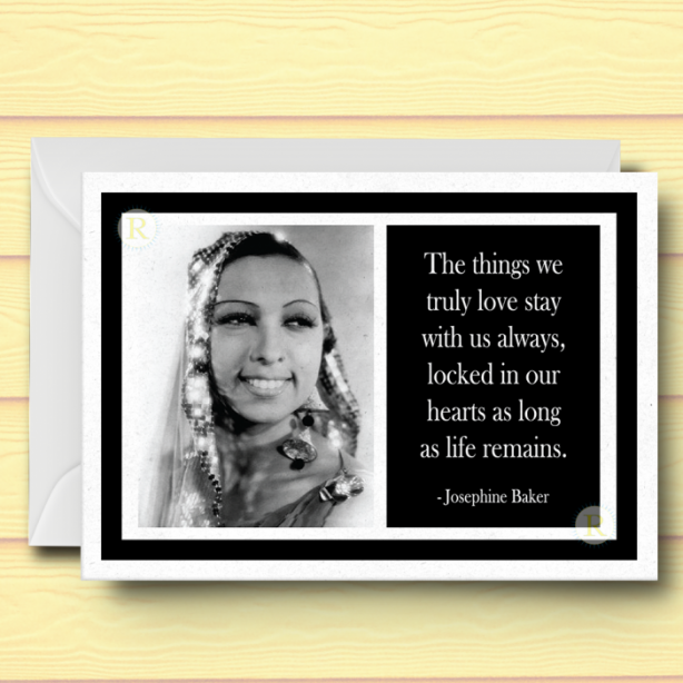 Josephine Baker B Card